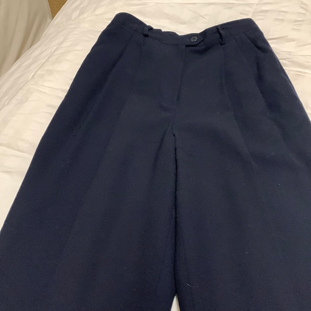 Lauren Ralph Lauren wool pleated suit pants.  Size 8.